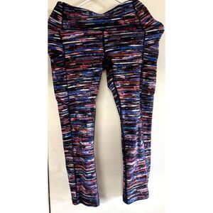 Lululemon Speed Up Crop 21" Hinshu Alpine White Multi